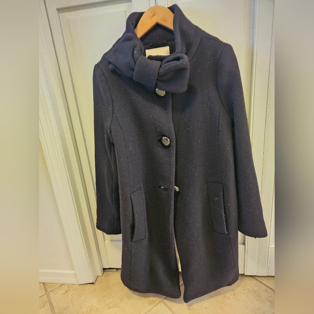 Kate Spade Black Wool Coat